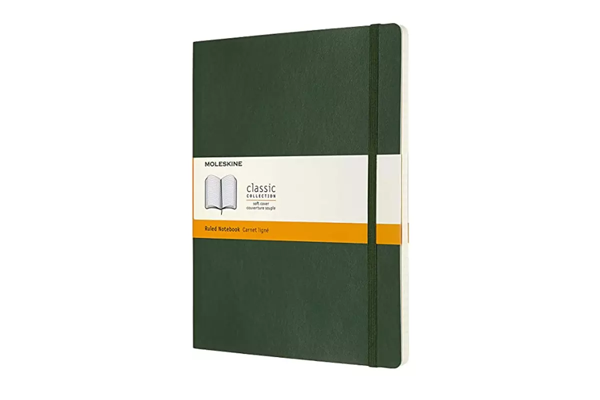 Een Moleskine Ruled Soft Cover Notebook XL Myrtle Green koop je bij Moleskine.nl